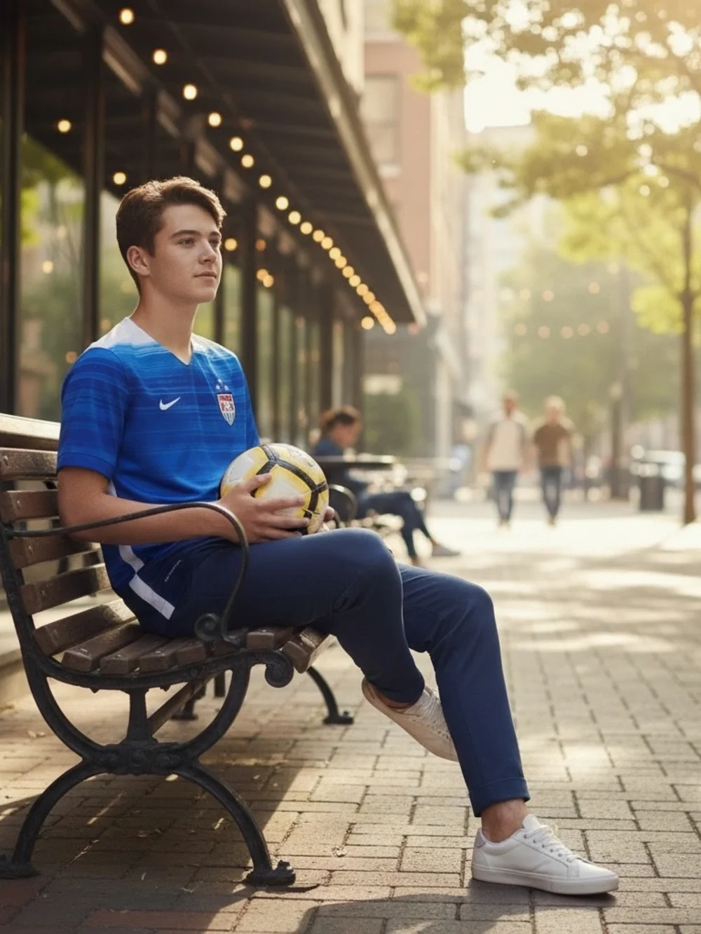 Nike Blue Gradient US Soccer Jersey 2015